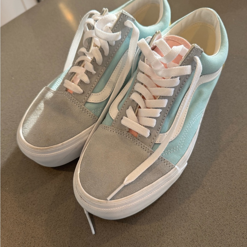 Vans Women's size 8 1/2 worn once in the house